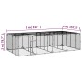 Impregnated solid pine wood chicken coop 800x400x200 cm by , Cages and habitats for small animals - Ref: Foro24-3102987, Pric...