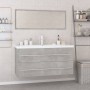 Concrete gray plywood bathroom furniture set by , Bathroom furniture - Ref: Foro24-3152856, Price: 306,99 €, Discount: %