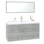 Conjunto de muebles de baño madera contrachapada gris hormigón de , Muebles de baño - Ref: Foro24-3152856, Precio: 308,28 €, ...