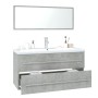 Conjunto de muebles de baño madera contrachapada gris hormigón de , Muebles de baño - Ref: Foro24-3152856, Precio: 308,28 €, ...