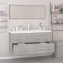 Concrete gray plywood bathroom furniture set by , Bathroom furniture - Ref: Foro24-3152856, Price: 306,99 €, Discount: %