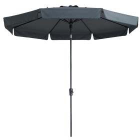 Madison Flores Luxe round umbrella 300 cm gray by , Umbrellas - Ref: Foro24-418777, Price: 137,99 €, Discount: %