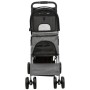 TRIXIE faltbarer Haustier-Kinderwagen für Katzen und Hunde, Grau von , Kinderwagen für Haustiere - Ref: Foro24-434084, Preis:...