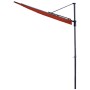 Madison Sun Wave Balcony Parasol 270x150 cm Brick Red by , Umbrellas - Ref: Foro24-423725, Price: 198,91 €, Discount: %