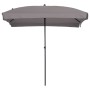 Madison Patmos Luxe rectangular umbrella 210x140 cm taupe gray by , Umbrellas - Ref: Foro24-418775, Price: 83,18 €, Discount: %