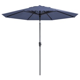 Madison Parasol Paros II Luxe sapphire blue 300 cm by , Umbrellas - Ref: Foro24-434709, Price: 131,99 €, Discount: %