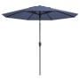 Madison Parasol Paros II Luxe sapphire blue 300 cm by , Umbrellas - Ref: Foro24-434709, Price: 131,99 €, Discount: %