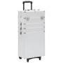 Silver aluminum makeup trolley case by vidaXL, toiletry bags - Ref: Foro24-91814, Price: 121,04 €, Discount: %