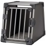 TRIXIE Geneigte Hundetransportbox Größe M Graphit-Aluminium 39336 von , Transportboxen und Boxen für Haustiere - Ref: Foro24-...