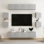 Concrete gray 7-piece living room furniture set by , TV Furniture - Ref: Foro24-3079068, Price: 274,85 €, Discount: %