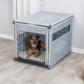 TRIXIE Hundehütte für Haus hellgrau 58x60x77 cm von , Transportboxen und Boxen für Haustiere - Ref: Foro24-444006, Preis: 175...