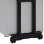 Maletín trolley de maquillaje de aluminio plateado de vidaXL, Neceseres - Ref: Foro24-91814, Precio: 121,04 €, Descuento: %