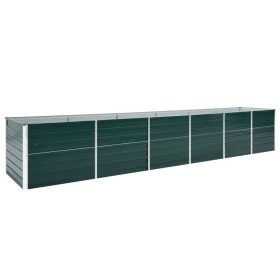 Green galvanized steel garden bed 480x80x77 cm by , Pots and planters - Ref: Foro24-47069, Price: 154,57 €, Discount: %