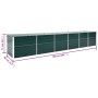 Arriate de jardín de acero galvanizado verde 480x80x77 cm de , Maceteros y jardineras - Ref: Foro24-47069, Precio: 165,78 €, ...