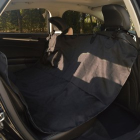 Pet car seat cover 148x142 cm black by , Pet carriers and boxes - Ref: Foro24-170473, Price: 15,52 €, Discount: %