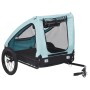 Blauer und schwarzer Haustier-Fahrradanhänger von , Kinderwagen für Haustiere - Ref: Foro24-92595, Preis: 124,32 €, Rabatt: %