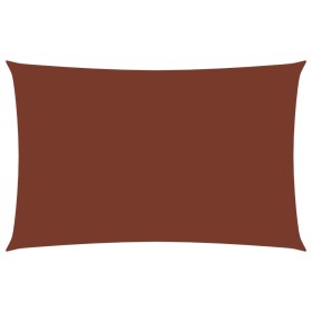 Terracotta Oxford fabric rectangular sail awning 4x7 m by , Umbrellas - Ref: Foro24-135383, Price: 104,54 €, Discount: %