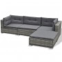 6-teiliges Gartensofa-Set und graue synthetische Rattankissen von , Gartensets - Ref: Foro24-42105, Preis: 519,14 €, Rabatt: %