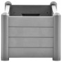 PP garden bed stone gray 100x43x35 cm by , Pots and planters - Ref: Foro24-317580, Price: 97,99 €, Discount: %