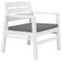 Garden furniture set 3 pieces white plastic by vidaXL, Garden sets - Ref: Foro24-45620, Price: 202,12 €, Discount: %