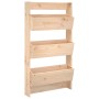 Wall planter 3 levels solid pine wood 60x18.5x110 cm by , Pots and planters - Ref: Foro24-825114, Price: 79,00 €, Discount: %