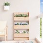 Wall planter 3 levels solid pine wood 60x18.5x110 cm by , Pots and planters - Ref: Foro24-825114, Price: 79,00 €, Discount: %