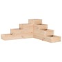 Jardinera de 4 niveles madera maciza de pino 80,5x79x36 cm de , Maceteros y jardineras - Ref: Foro24-825317, Precio: 72,99 €,...