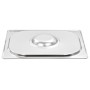 Gastronorm 1/2 stainless steel tray lids 2 units by vidaXL, Bucket lids for steam tables - Ref: Foro24-50891, Price: 22,28 €,...