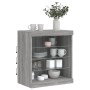 Sideboard with LED lights Sonoma gray 60.5x37x67 cm by , Sideboards - Ref: Foro24-836698, Price: 67,46 €, Discount: %