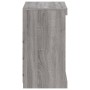 Sideboard with LED lights Sonoma gray 60.5x37x67 cm by , Sideboards - Ref: Foro24-836698, Price: 67,46 €, Discount: %