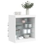 Sideboard with white LED lights 60.5x37x67 cm by , Sideboards - Ref: Foro24-836693, Price: 59,77 €, Discount: %