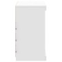 Aparador con luces LED blanco 60,5x37x67 cm de , Aparadores - Ref: Foro24-836693, Precio: 59,77 €, Descuento: %