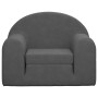 Anthracite gray soft plush children's sofa bed by , Baby and Toddler Furniture - Ref: Foro24-357018, Price: 37,66 €, Discount: %