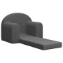 Anthracite gray soft plush children's sofa bed by , Baby and Toddler Furniture - Ref: Foro24-357018, Price: 37,66 €, Discount: %