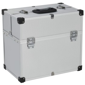 Caja de herramientas aluminio plateado 38x22,5x34 cm de vidaXL, Cajas de herramientas - Ref: Foro24-91848, Precio: 60,69 €, D...