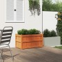 Outdoor planter solid wax brown pine wood 90x50x50 cm by , Pots and planters - Ref: Foro24-837463, Price: 81,11 €, Discount: %