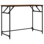 Schreibtisch aus Holzwerkstoff und geräuchertem Eichenstahl, 100 x 45 x 76 cm von , Schreibtische - Ref: Foro24-842268, Preis...