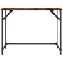 Engineered wood and smoked oak steel desk 100x45x76 cm by , Desks - Ref: Foro24-842268, Price: 45,40 €, Discount: %