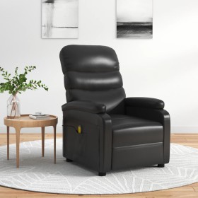 Sillón de masaje de cuero sintético negro de , Sillones de masaje eléctricos - Ref: Foro24-342693, Precio: 229,99 €, Descuent...