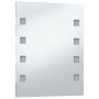 Espejo de pared de baño con LED 50x60 cm de vidaXL, Espejos - Ref: Foro24-144699, Precio: 71,72 €, Descuento: %