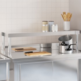 Shelf on stainless steel work table 110x30x35 cm by , Restoration - Ref: Foro24-376448, Price: 75,99 €, Discount: %