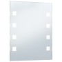 Espejo de pared de baño con LED 50x60 cm de vidaXL, Espejos - Ref: Foro24-144699, Precio: 71,72 €, Descuento: %