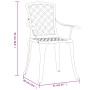 Garden chairs 6 units white cast aluminum by , Garden chairs - Ref: Foro24-3216321, Price: 754,35 €, Discount: %