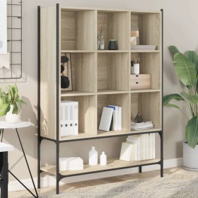 Regal aus Sonoma-Eichenholzwerkstoff, 102 x 30 x 141,5 cm von , Bücherregale und Regale - Ref: Foro24-3214330, Preis: 103,99 ...