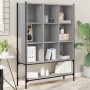 Sonoma gray engineered wood shelving 102x30x141.5 cm by , Bookcases and shelves - Ref: Foro24-3214332, Price: 106,86 €, Disco...