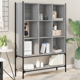 Sonoma gray engineered wood shelving 102x30x141.5 cm by , Bookcases and shelves - Ref: Foro24-3214332, Price: 108,99 €, Disco...