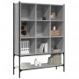 Regal aus technischem Holz in Sonoma-Grau, 102 x 30 x 141,5 cm von , Bücherregale und Regale - Ref: Foro24-3214332, Preis: 10...