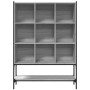 Estantería madera de ingeniería gris Sonoma 102x30x141,5 cm de , Librerías y estanterías - Ref: Foro24-3214332, Precio: 106,8...