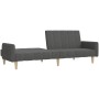 2 seater sofa bed dark gray fabric by , Sofas - Ref: Foro24-375759, Price: 249,44 €, Discount: %