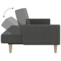 2 seater sofa bed dark gray fabric by , Sofas - Ref: Foro24-375759, Price: 249,44 €, Discount: %